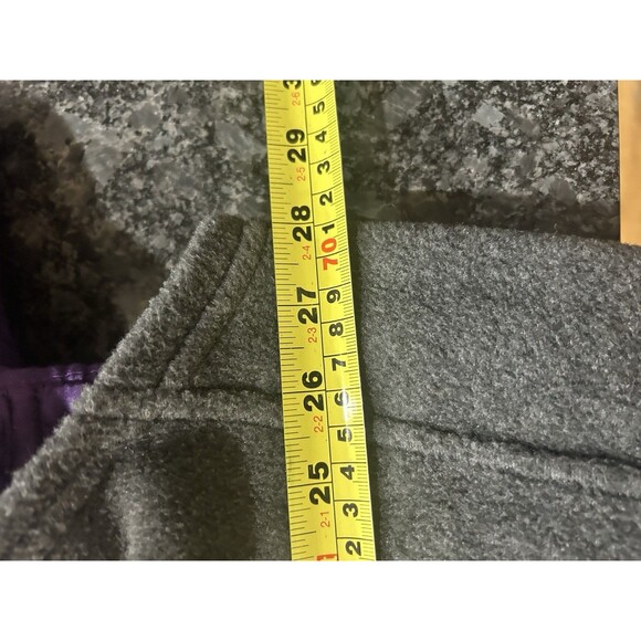 Columbia Fleece Vest Sleeveless Jacket Men Size XXL 2X Dark Gray Full Zip Pocket - Picture 6 of 6